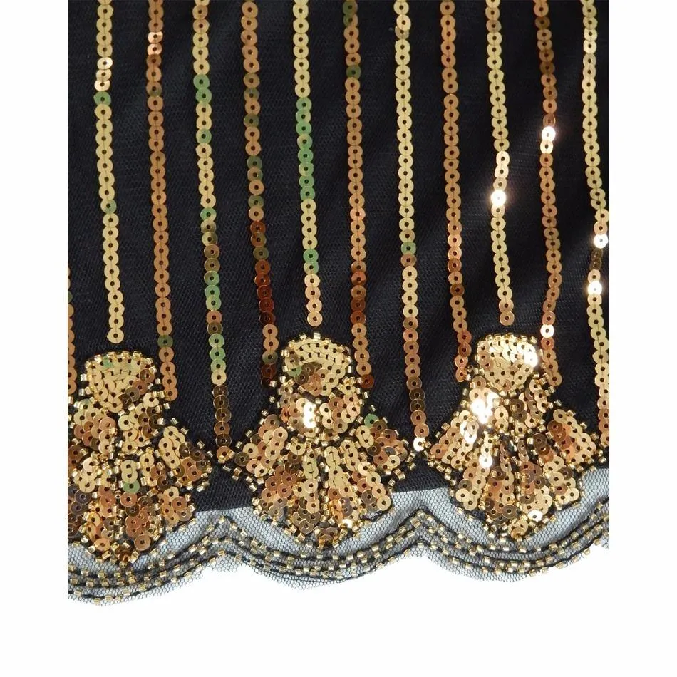 1920s Gatsby Style Dress Vintage Art Deco Sequin Inspired Great Gatsby|JAOSWISH