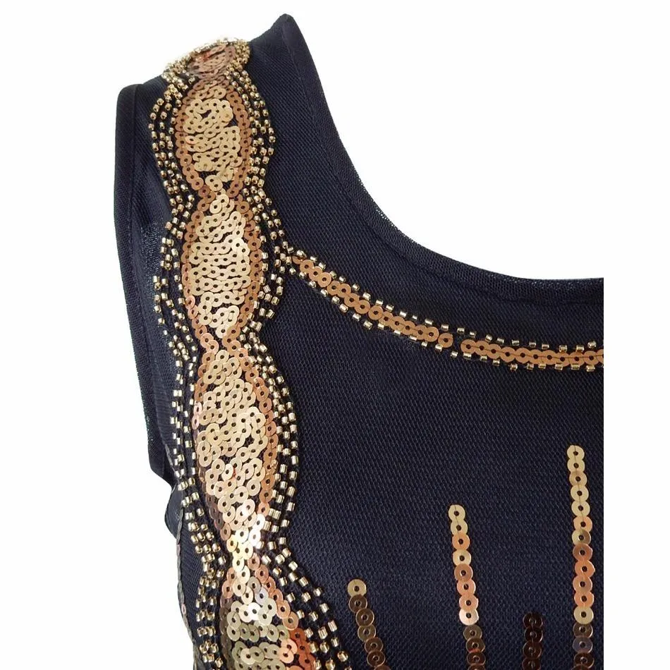 1920s Gatsby Style Dress Vintage Art Deco Sequin Inspired Great Gatsby|JAOSWISH