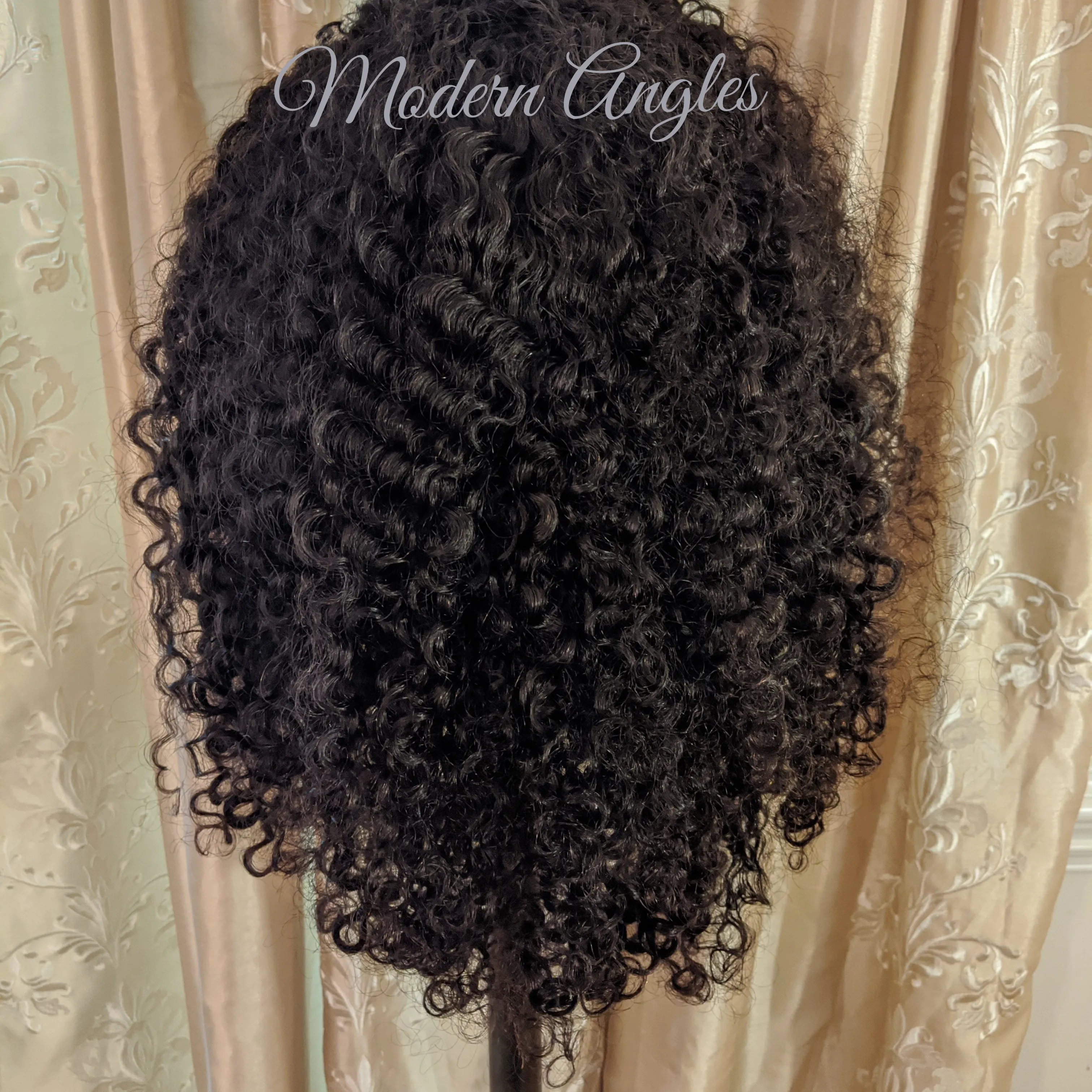 22" Long Burma Curly Wig
