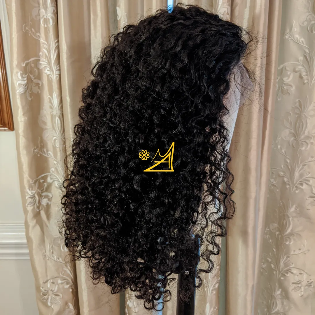 22" Long Burma Curly Wig
