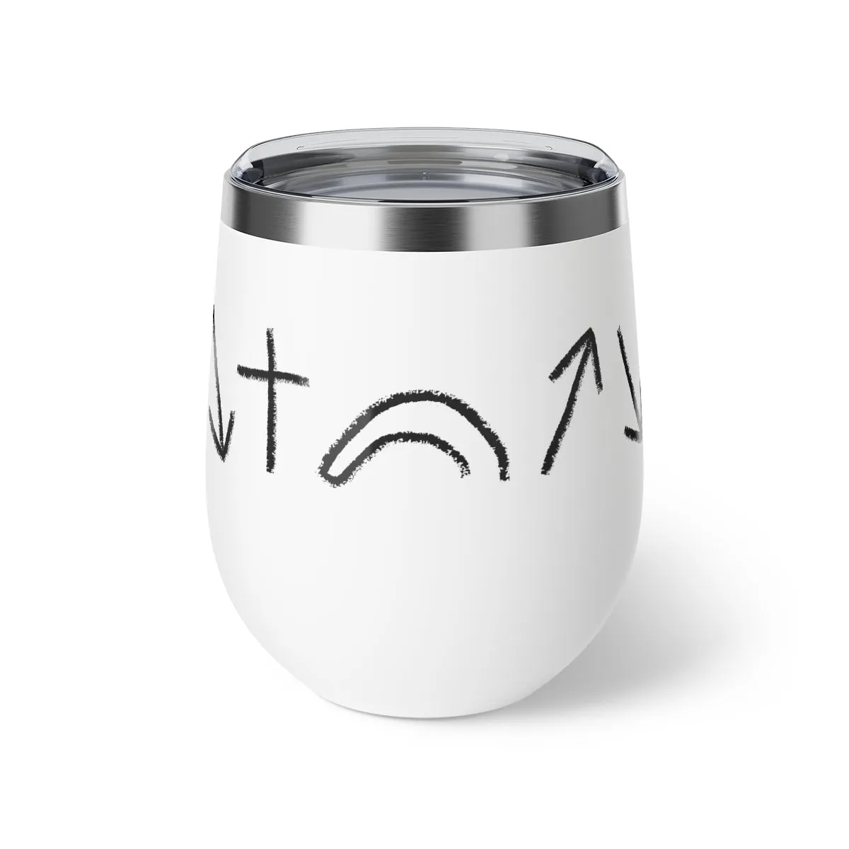 5 Gospel Symbols | Copper Vacuum Insulated Cup, 12oz