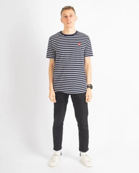 Ace T-shirt -  Navy/Off/White
