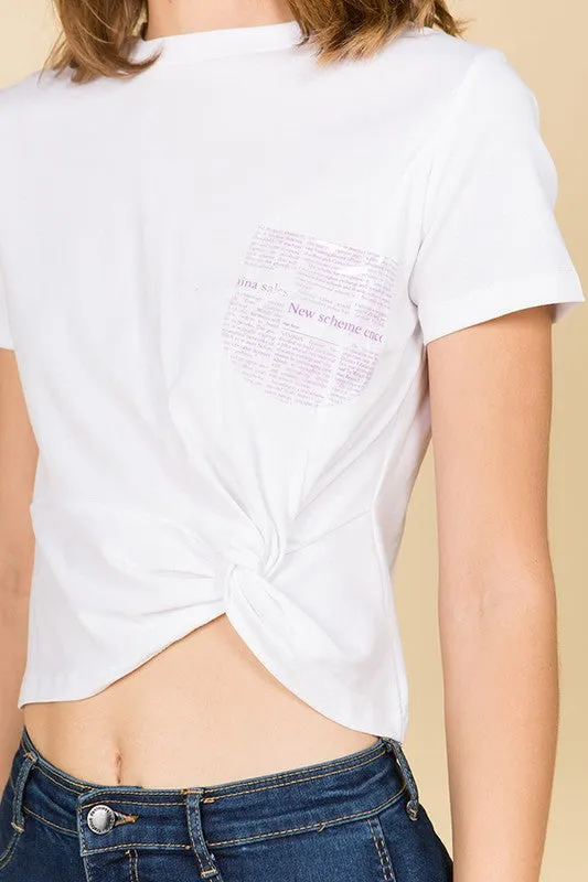 ARIA WHITE CROP TOP
