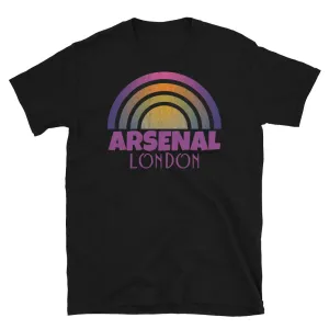 Arsenal London Retrowave Graphic T-Shirt