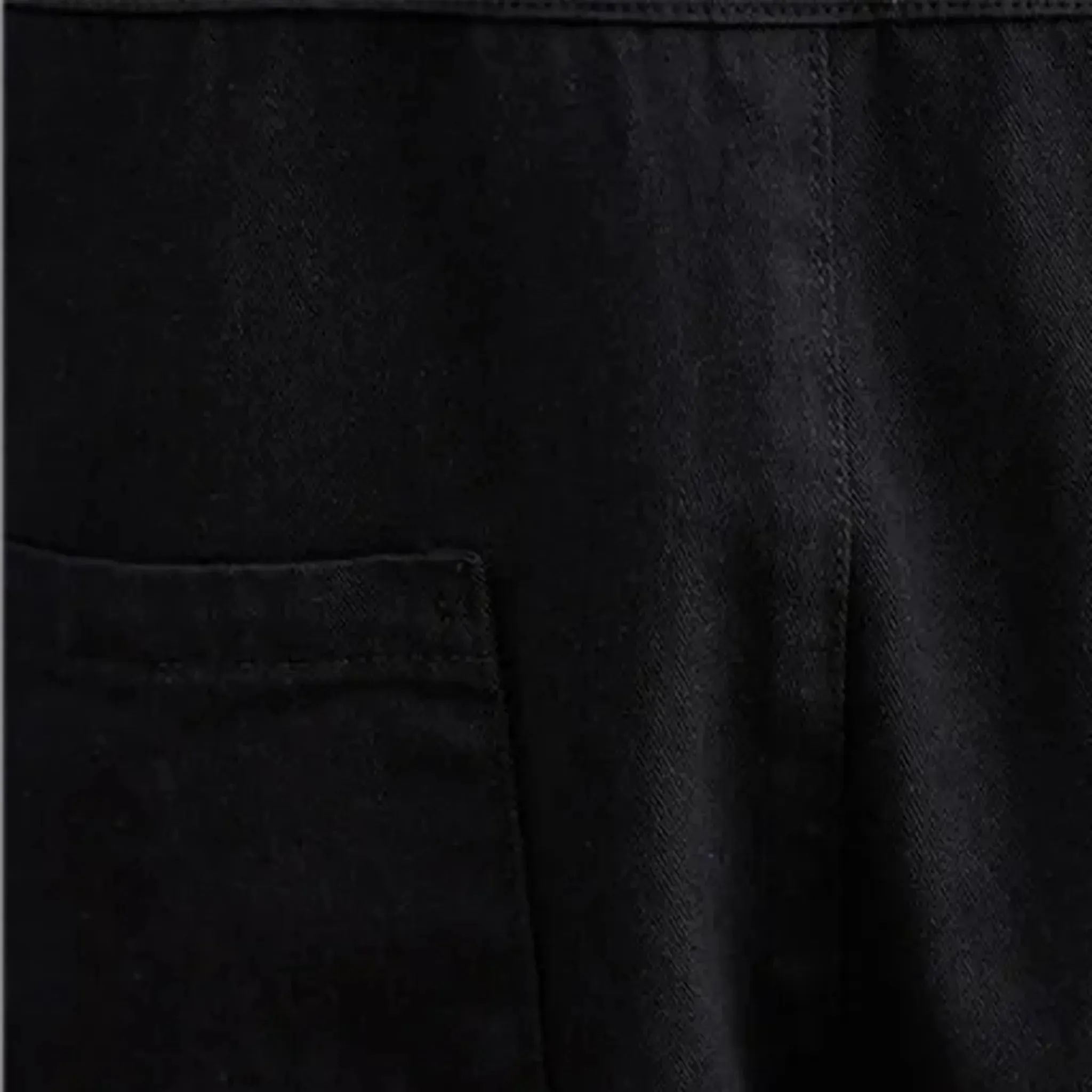 Baggy style monochrome women's denim overall