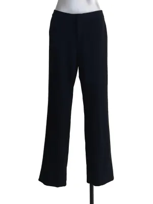 Black Straight Trousers