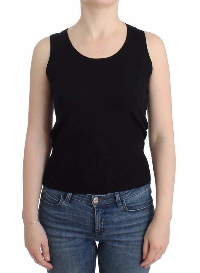 Black twinset cardigan top