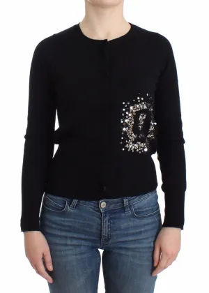 Black twinset cardigan top
