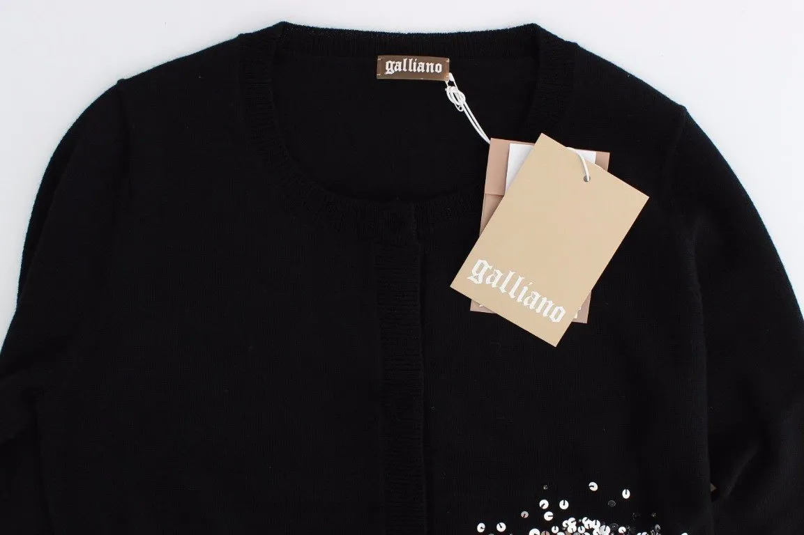 Black twinset cardigan top