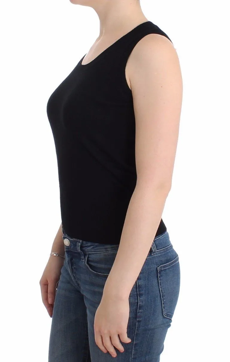 Black twinset cardigan top