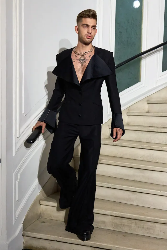 Black Wide Leg Trousers