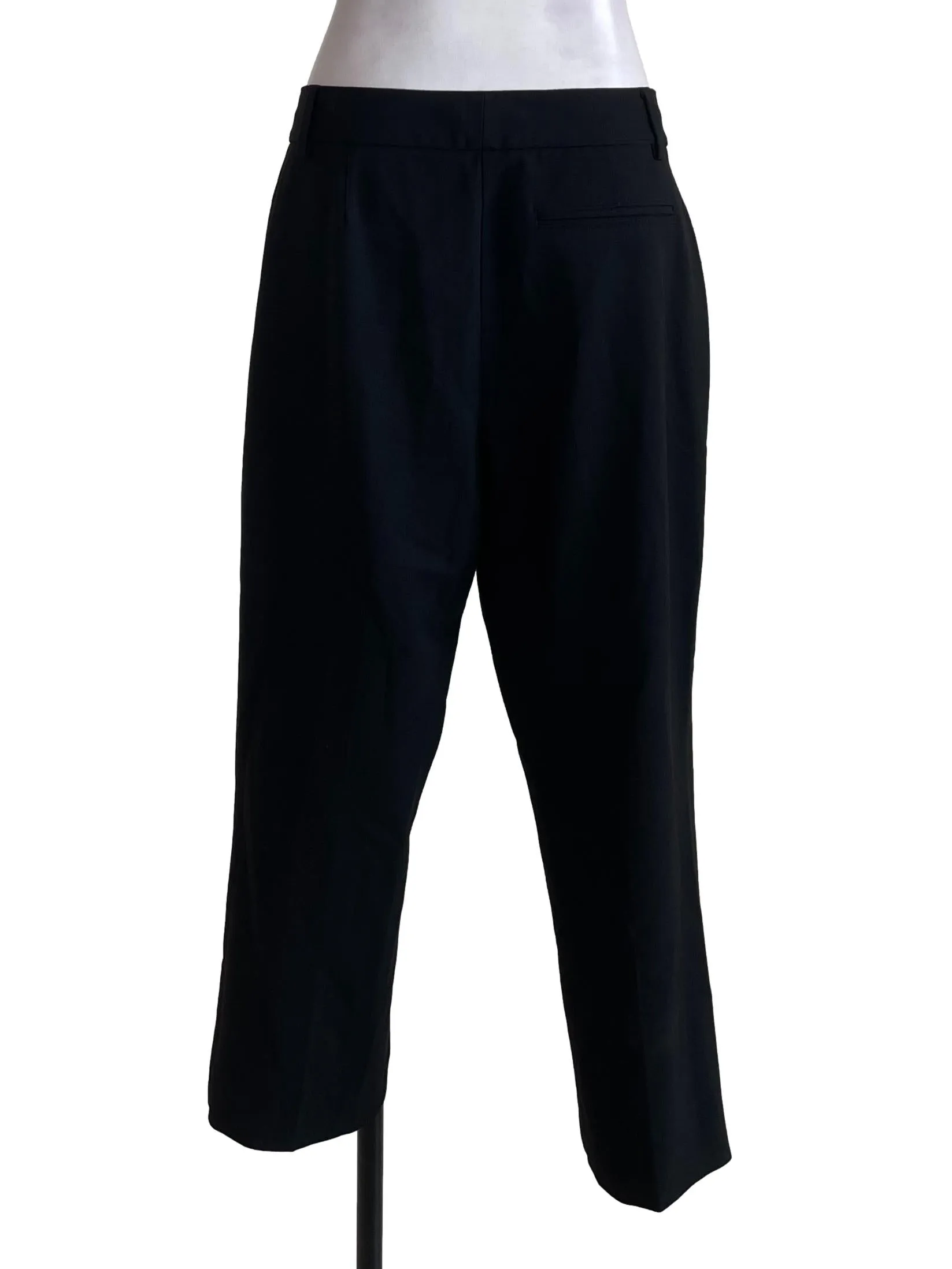 Black Zip Trousers