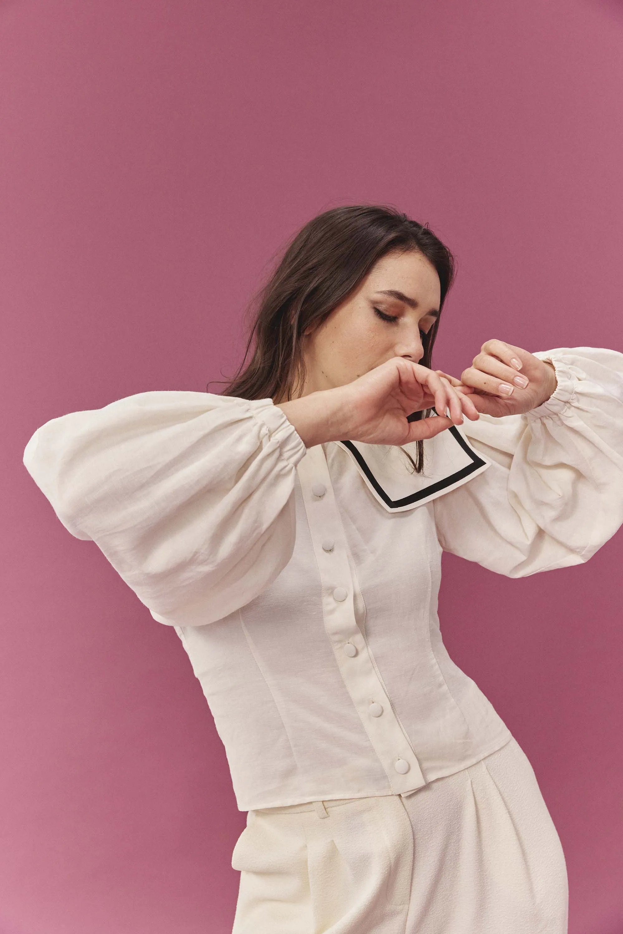 BLOUSE GINETTE ÉCRU