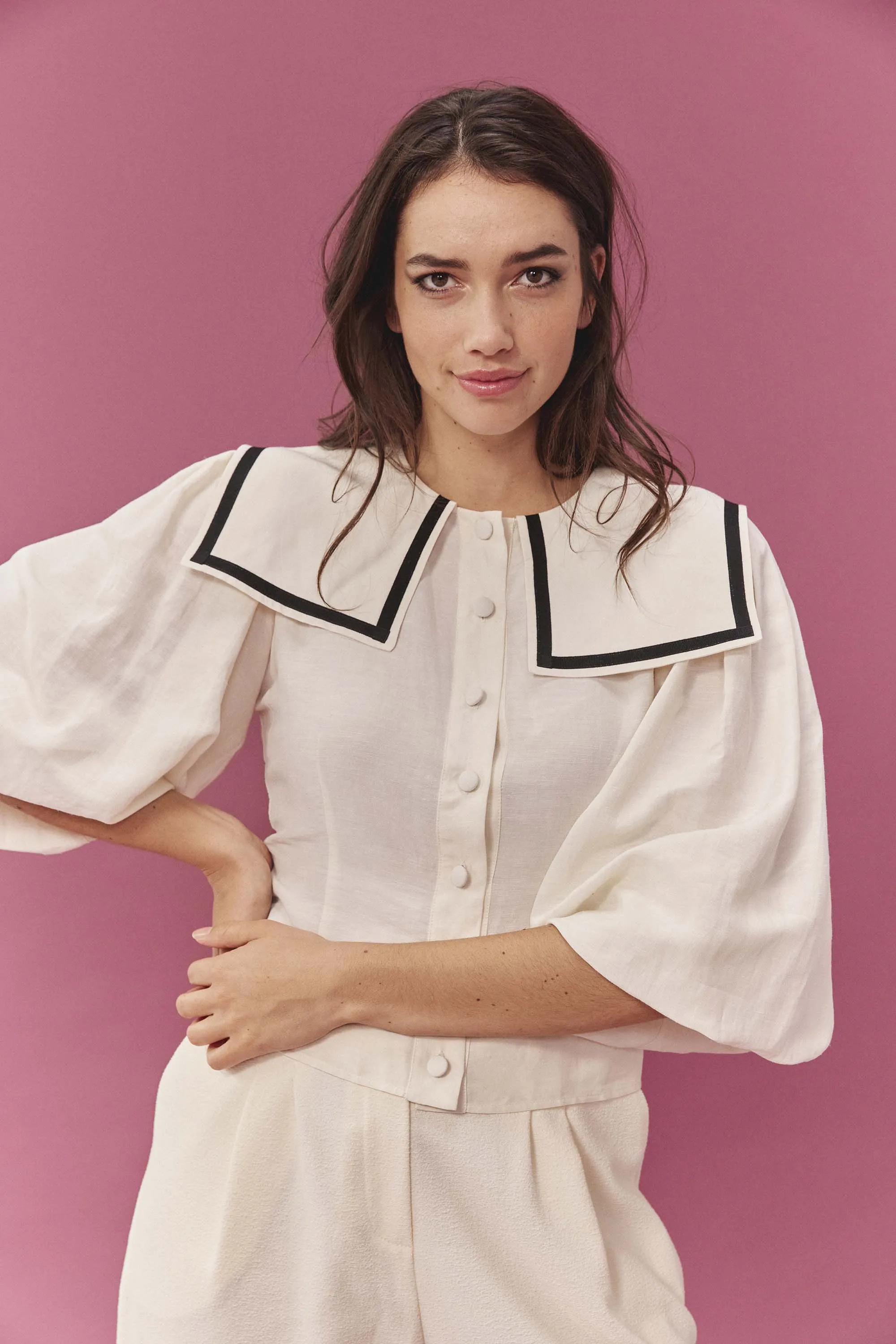 BLOUSE GINETTE ÉCRU
