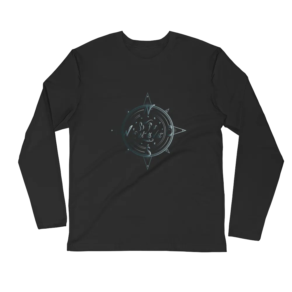 Blue Compass Logo Long Sleeve T-Shirt