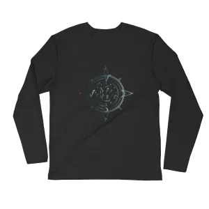 Blue Compass Logo Long Sleeve T-Shirt