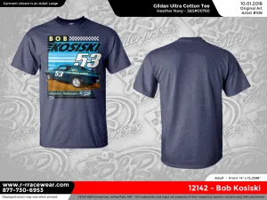 Bob Kosiski Retro 1969 Heather Navy T-Shirt