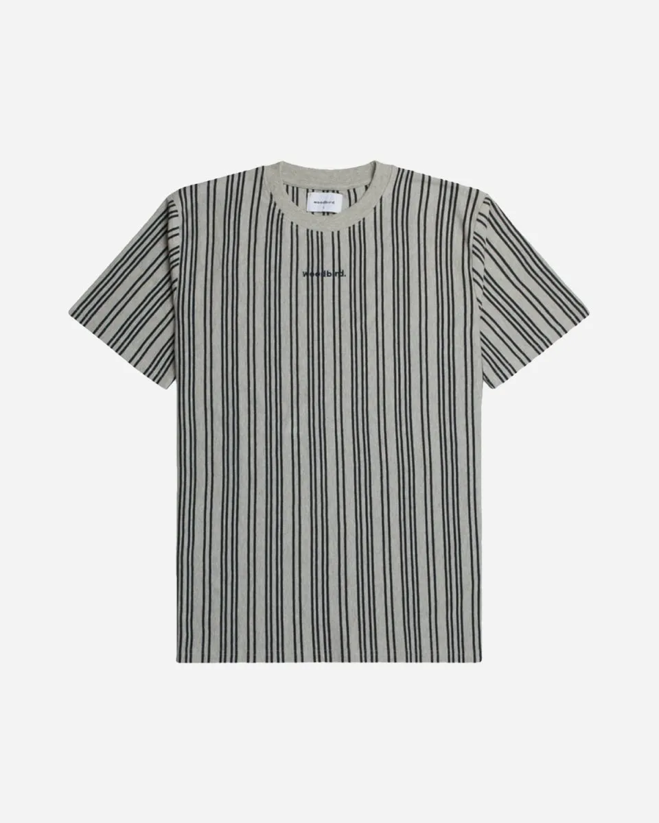 Braws Pique Tee - Grey/Navy