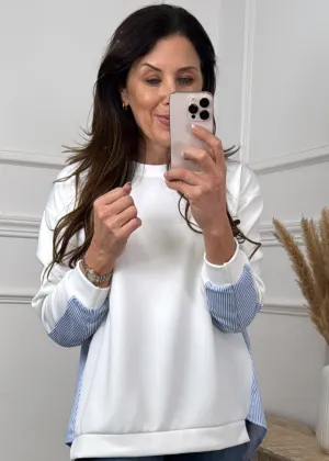 Bridget Cream Dual Style Sweatshirt