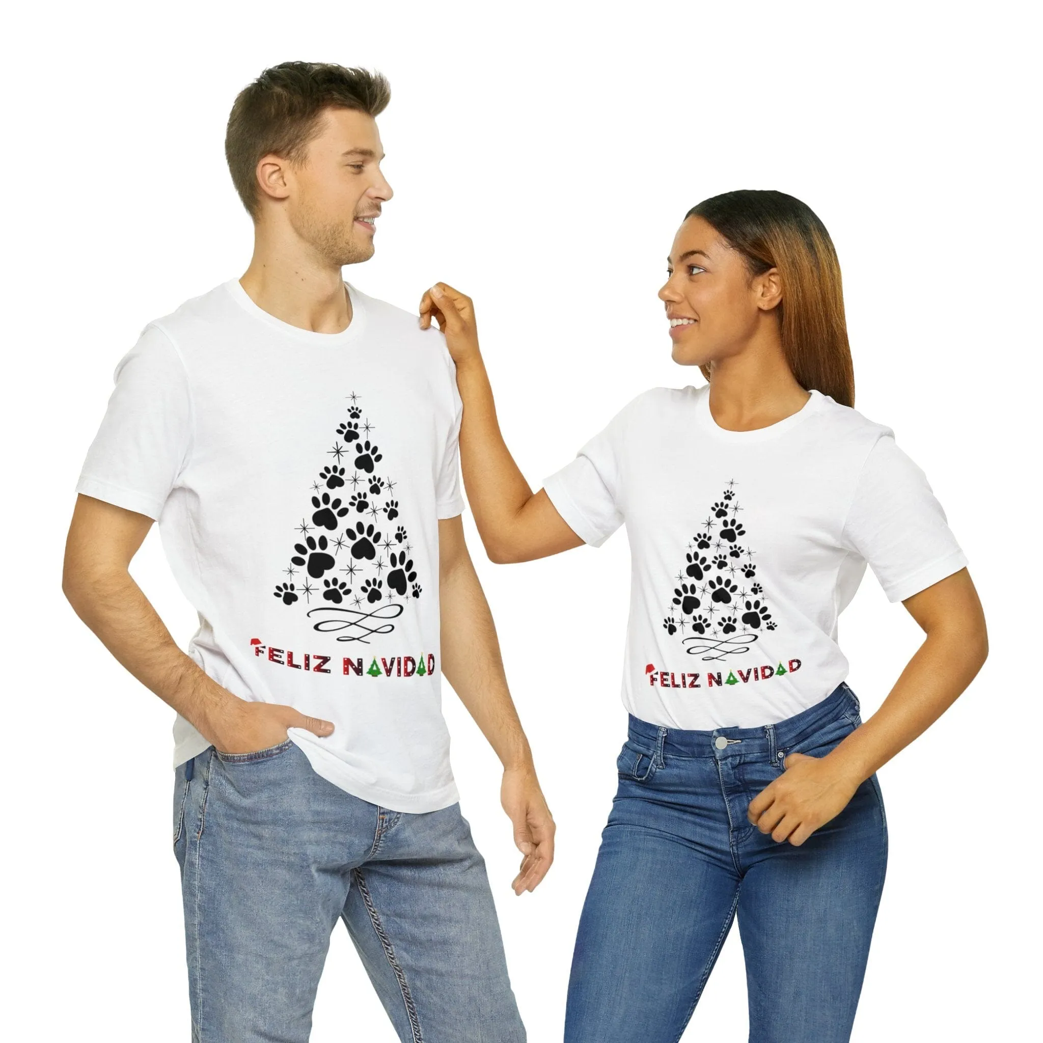 Camisa Festiva "Amantes de Perritos": ¡Edición Navideña Exclusiva!