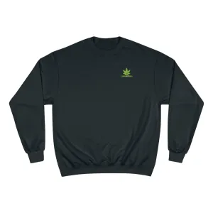 Cannabis Yoga Leaf Champion Sweatshirt