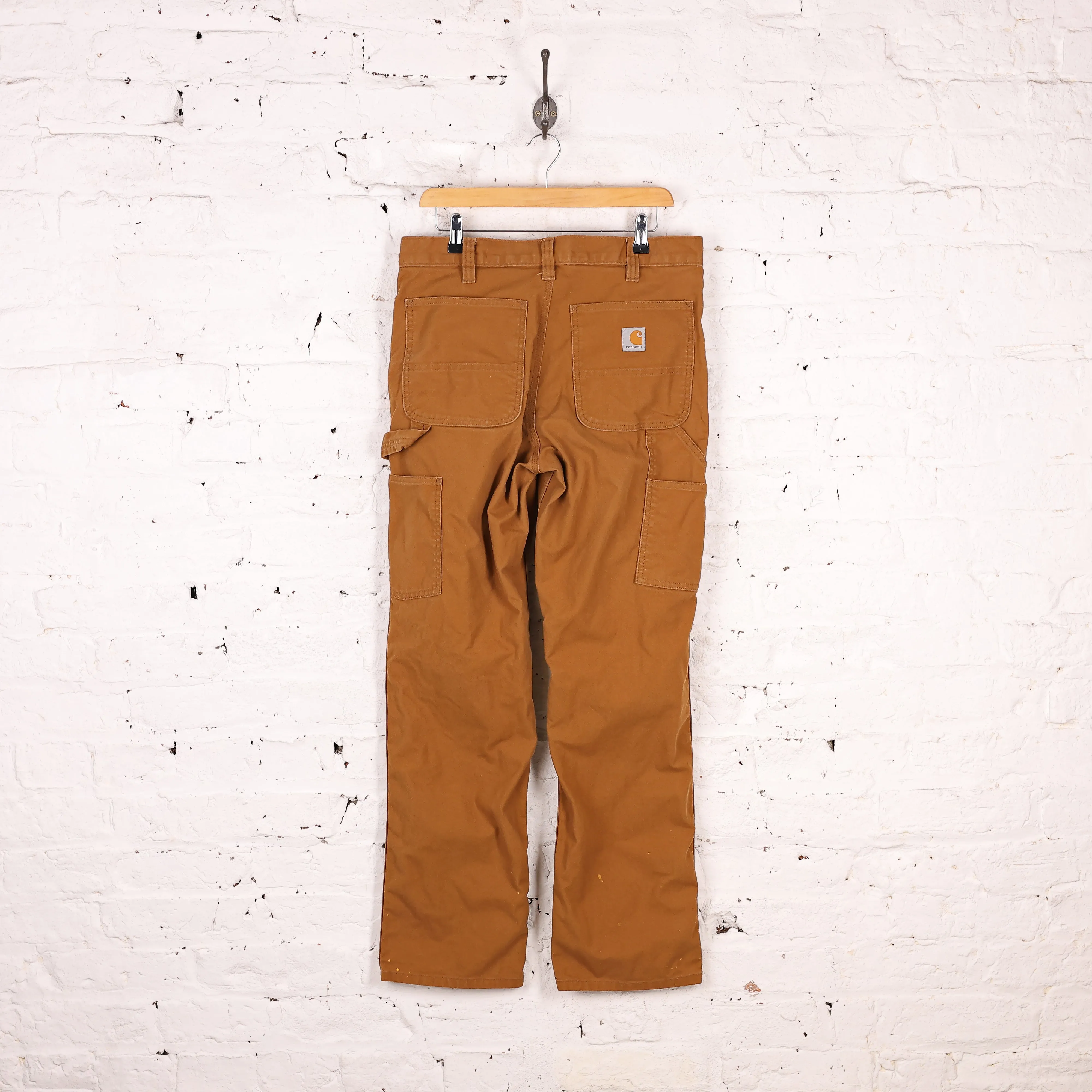 Carhartt Relaxed Fit Work Pants Trousers - Sand - M