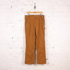 Carhartt Relaxed Fit Work Pants Trousers - Sand - M