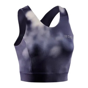 CEP | Run Bloom Crop Top | Women's | Blue/White
