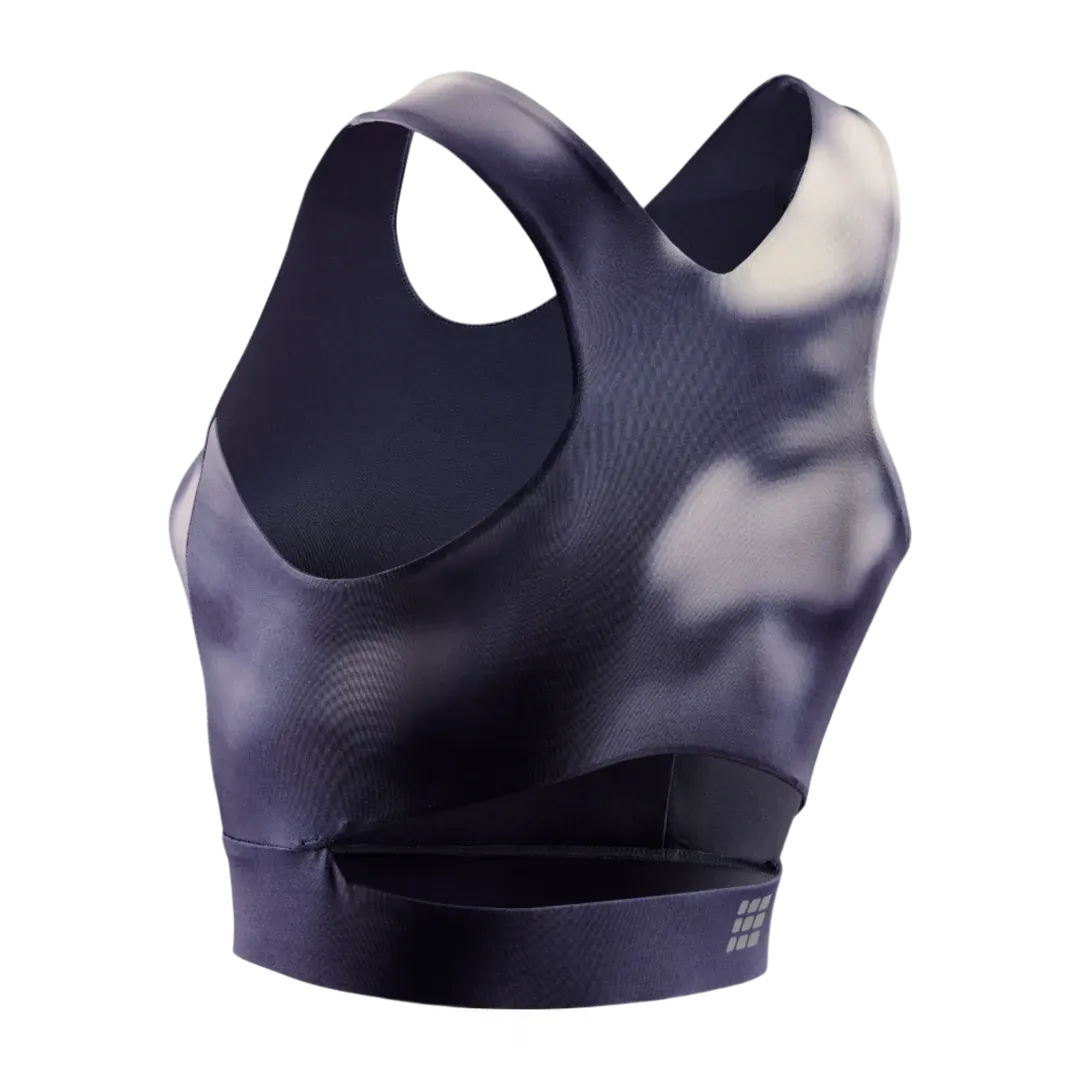 CEP | Run Bloom Crop Top | Women's | Blue/White