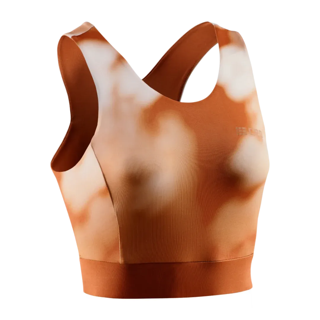 CEP | Run Bloom Crop Top | Women's | Ginger/White