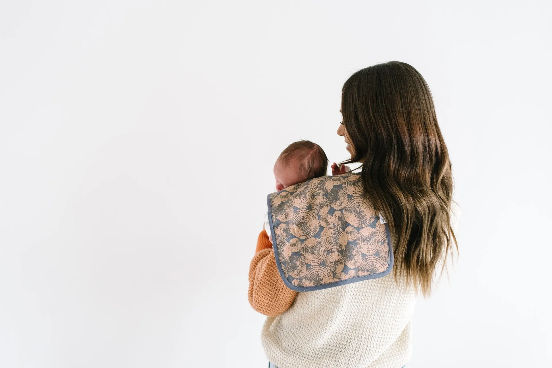 Copper Pearl Lumberjack Premium Burp Cloth Set