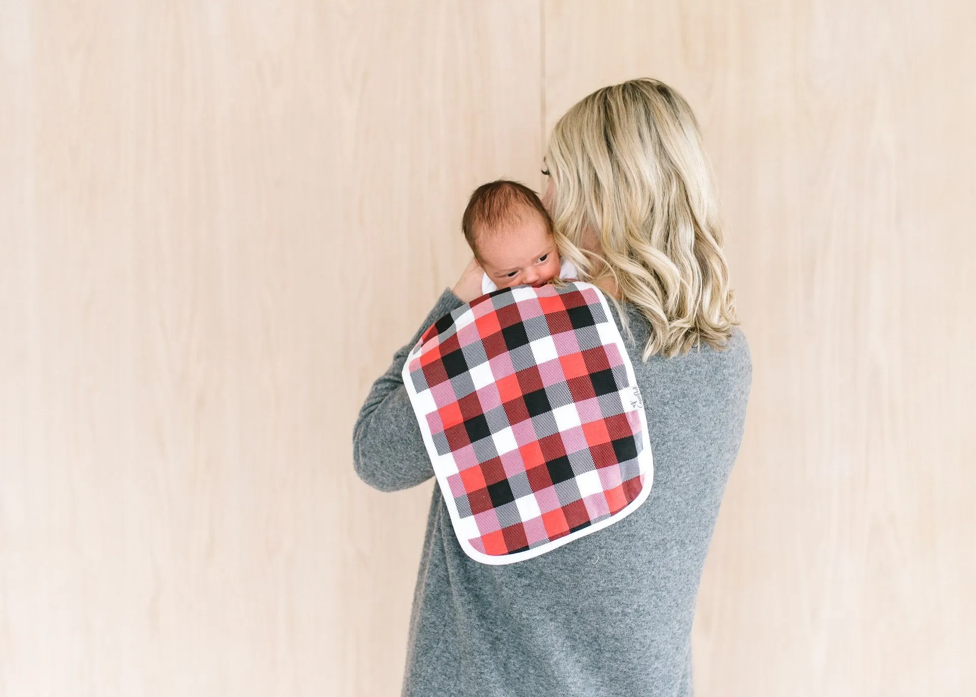 Copper Pearl Lumberjack Premium Burp Cloth Set