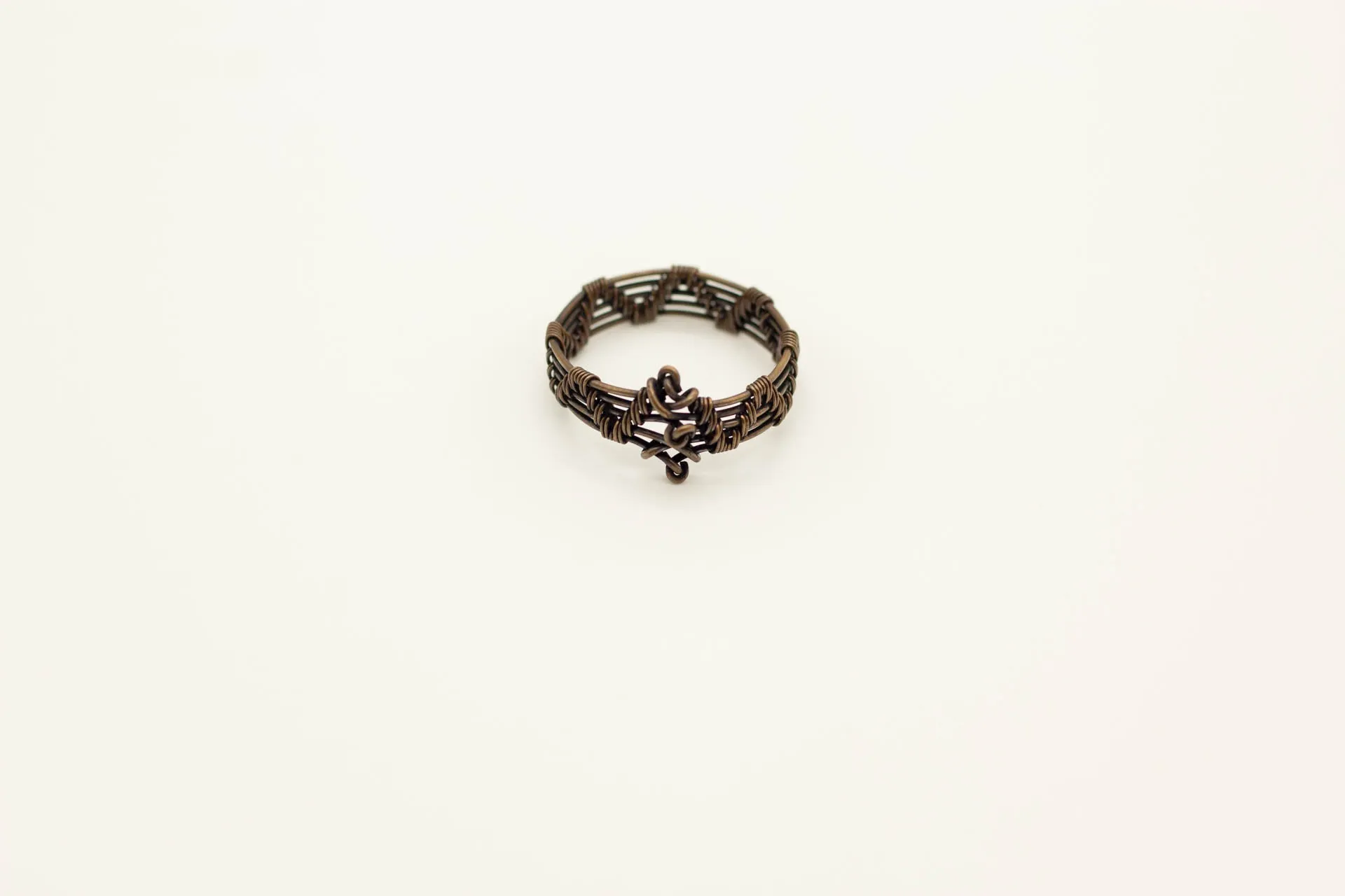 Copper Wire Wrapped Ring