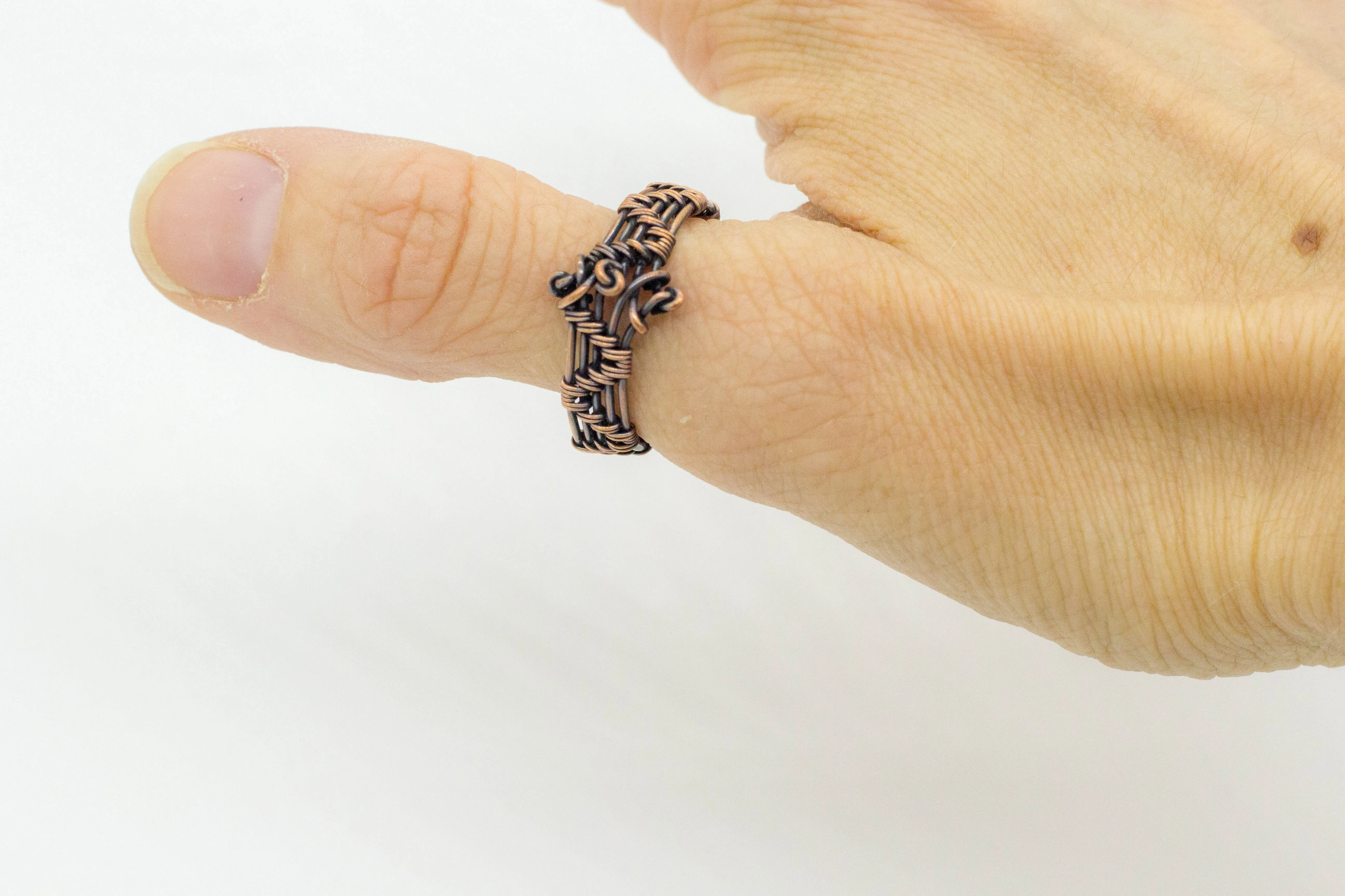 Copper Wire Wrapped Ring