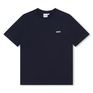 Cotton SS T-Shirt - Navy