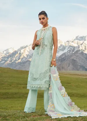 CRIMSON X SAIRA SHAKIRA LUXURY LAWN 2023 | Pleated Perfection - D4 A
