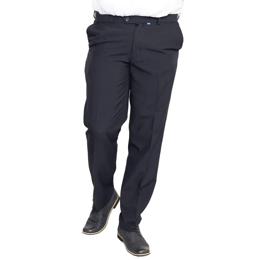 D555 Men's MAX Side Adjustable Waist Trouser in Navy 40 to 60