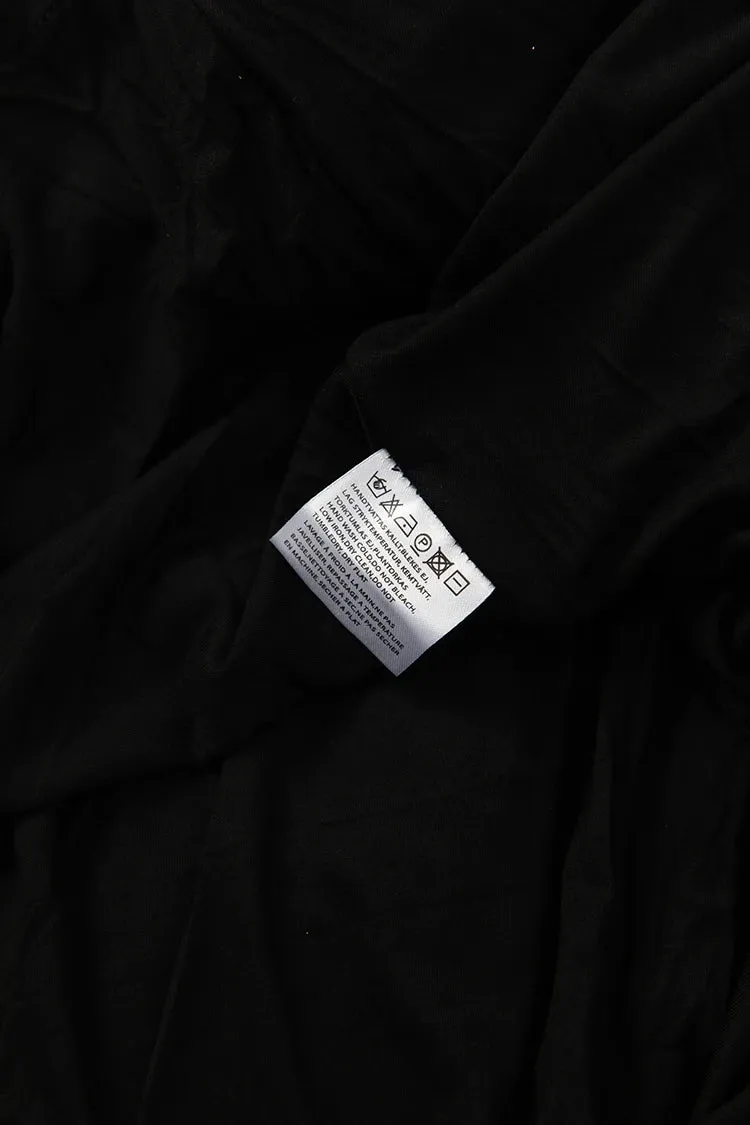 Dixie Double Breasted Solid Tops Black Underlay Skirt Elegant Two Piece Set