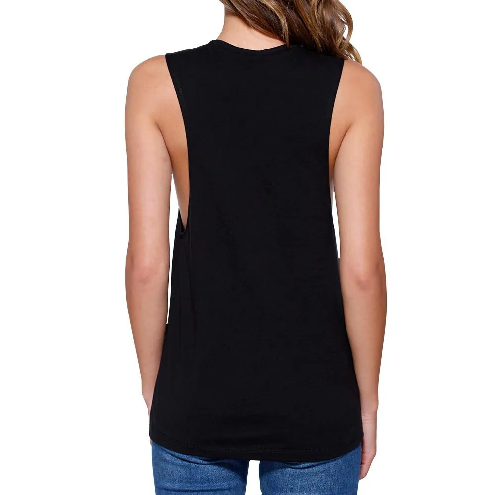Do It/ Don't Quit Women's Workout Muscle Tee- Black