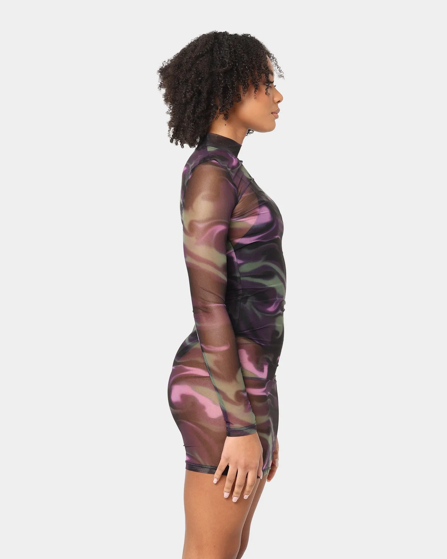 EN ES Women's Arora Long Sleeve Dress Marble