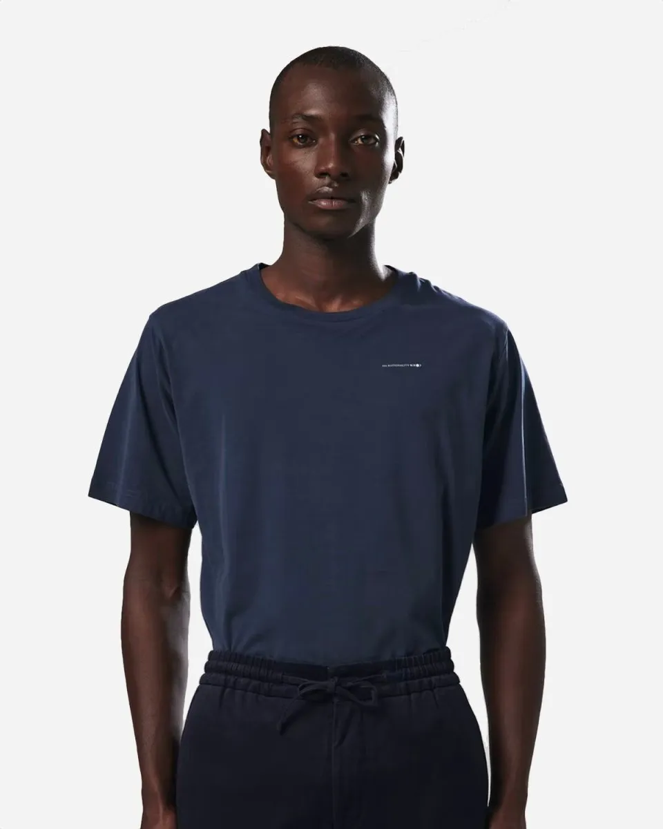 Etienne Print Tee - Navy Blue