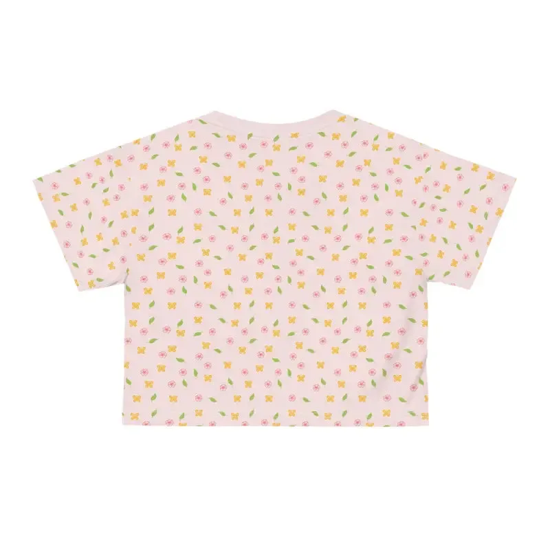 Floral Crop Tee Bold Style and Instant Comfort