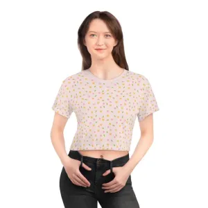 Floral Crop Tee Bold Style and Instant Comfort