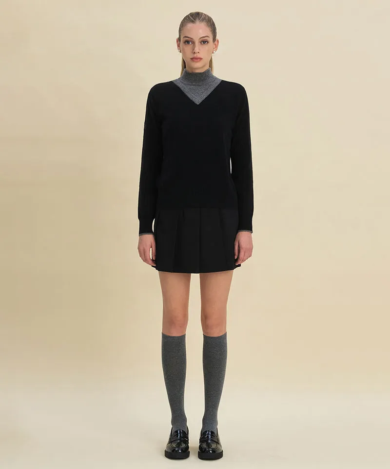 FORDI Layered Windproof Knit - Black