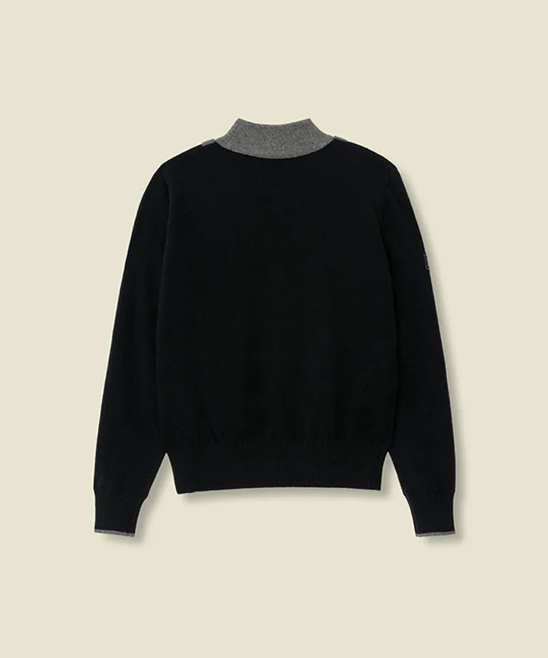 FORDI Layered Windproof Knit - Black