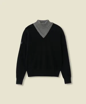 FORDI Layered Windproof Knit - Black
