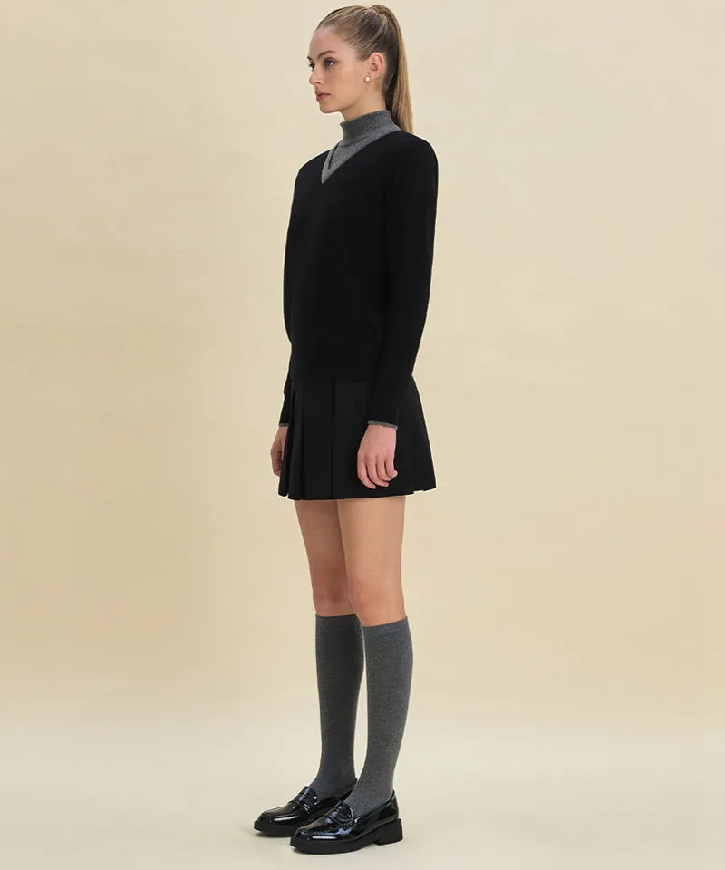 FORDI Layered Windproof Knit - Black