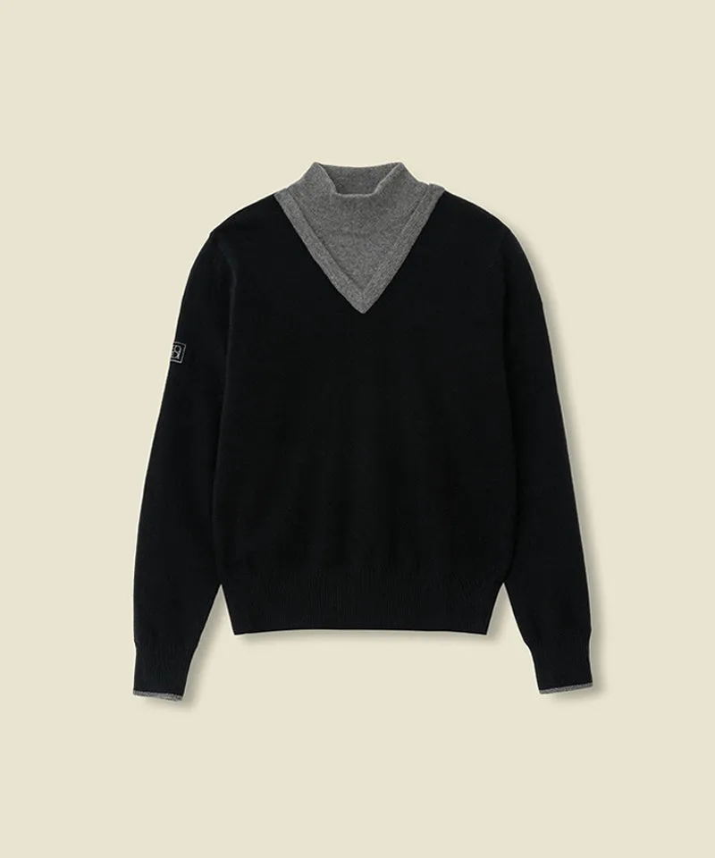 FORDI Layered Windproof Knit - Black
