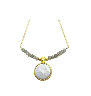 Gulizar Beaded Pendant Necklace