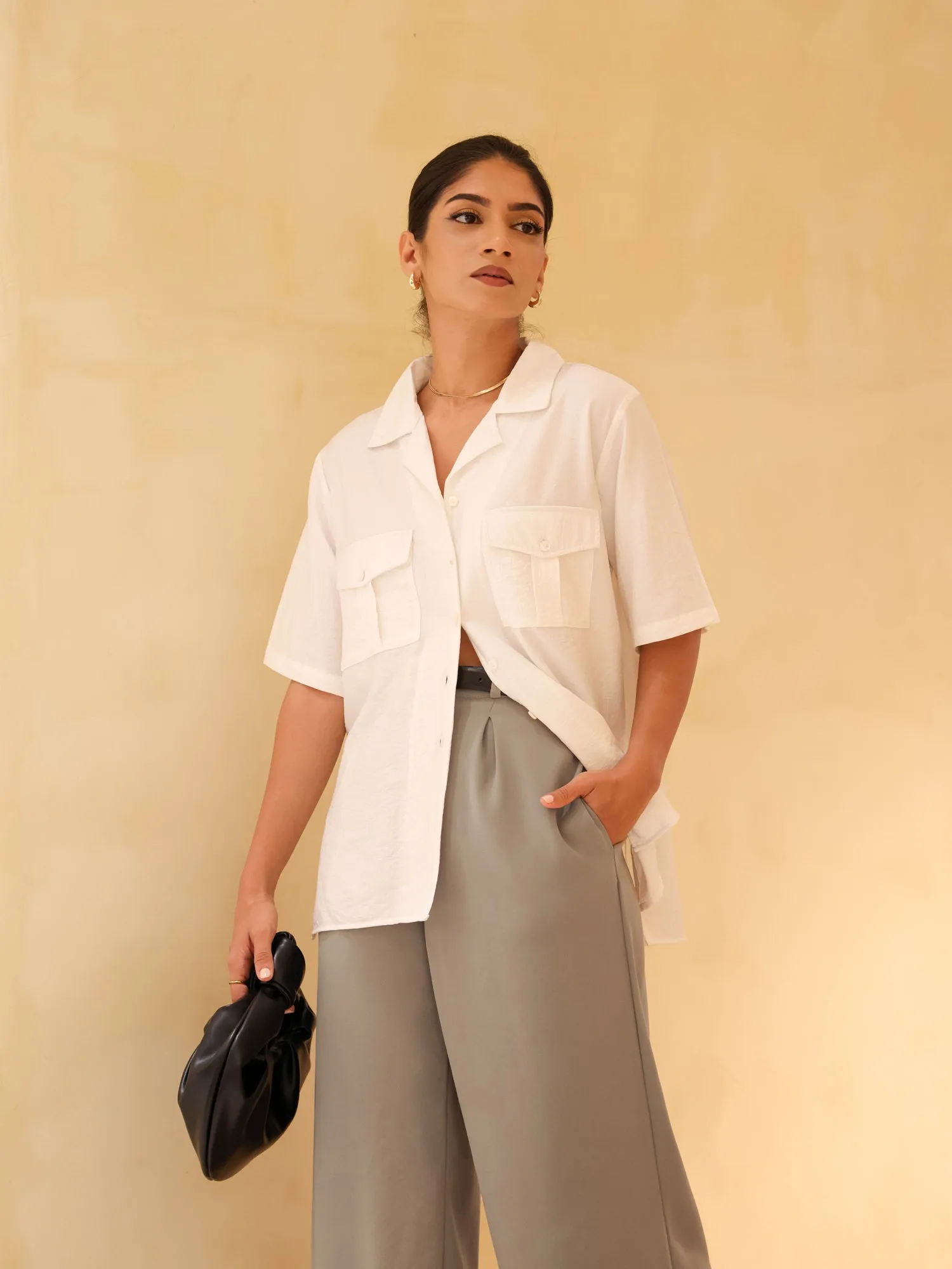 High Waist Wide Leg Pant